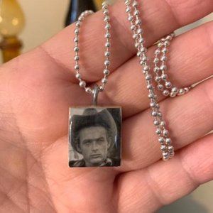 (2/$12,4/$20) James Dean Scrabble Tile necklace